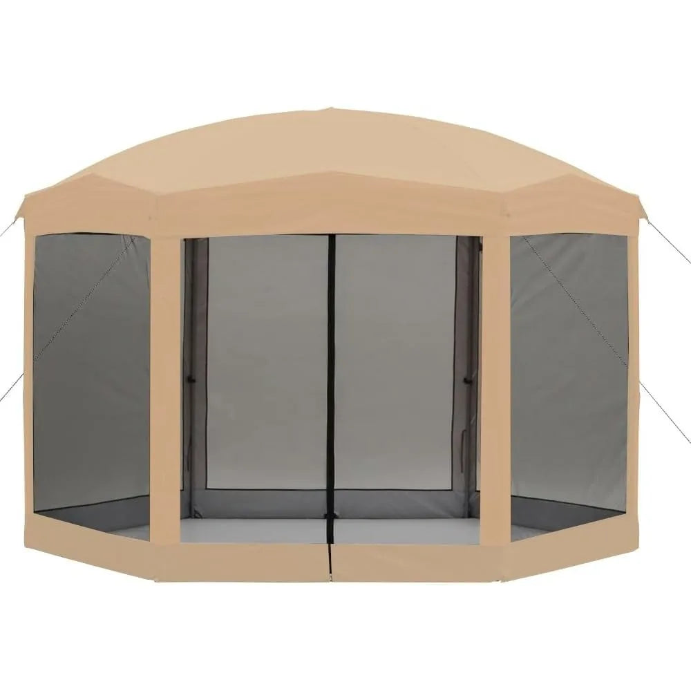 Replacement Canopy With Netting Set For Coleman Back Home Gazebo