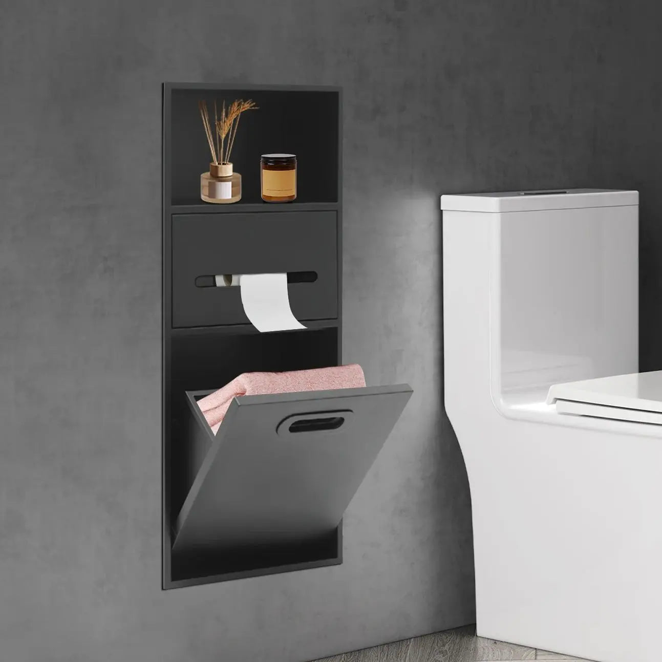 Shower Niche Stainless Steel Recessed Storage Cabinet For Bathrooms