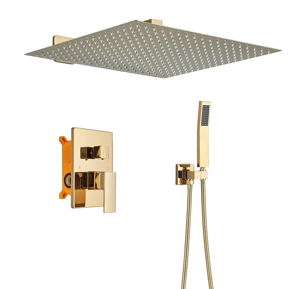 Uythner Wall Mounted Concealed Shower Mixer Set For Bathrooms