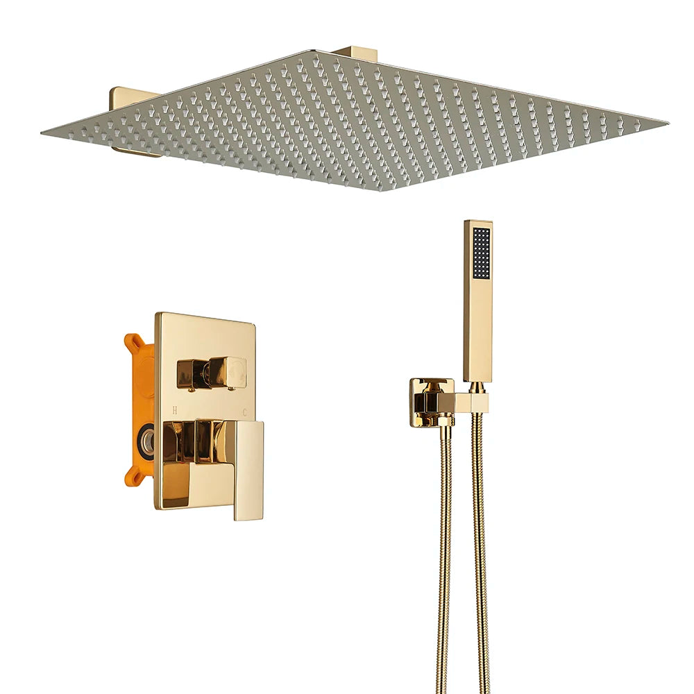 Uythner Wall Mounted Concealed Shower Mixer Set For Bathrooms
