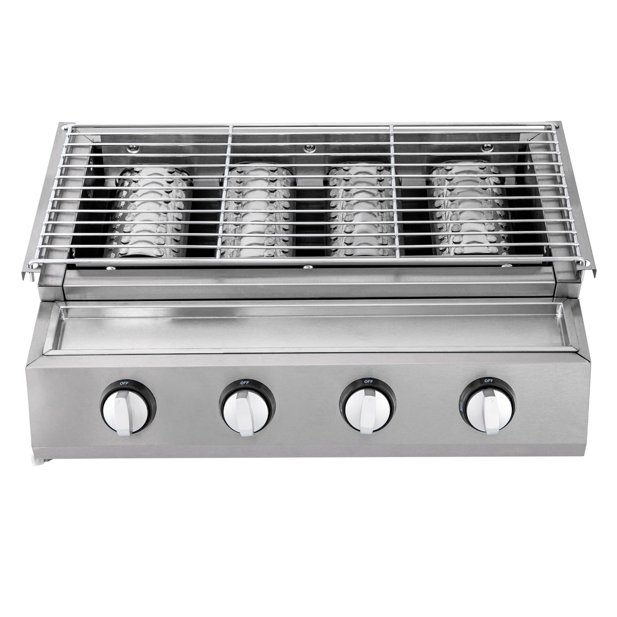 Portable Four Burner Stainless Steel Gas Grill For Camping