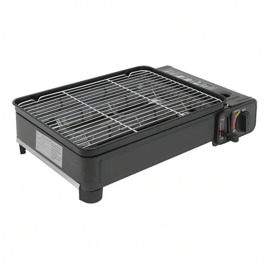 XMSJ Portable Gas Barbecue Stove for Camping Tabletop with Case