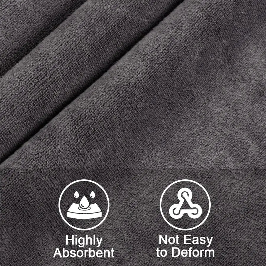 Bath Towel Pack Of 4 Highly Absorbent Microfiber Towels Quick Drying