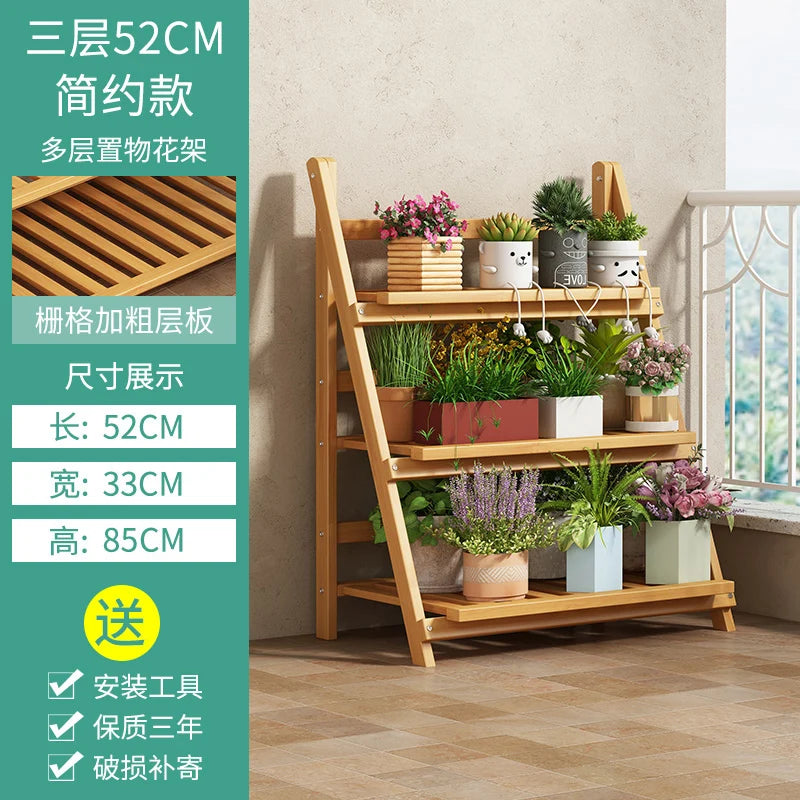 Modern Bamboo Wood Organizer Shelf for Hallway and Living Room