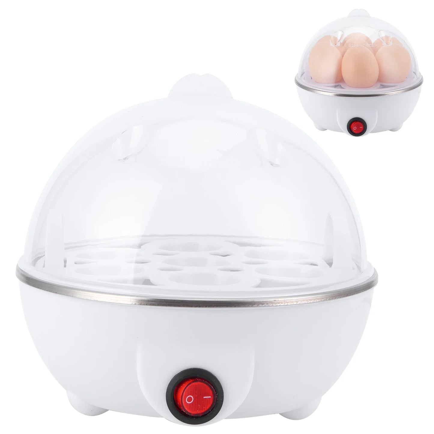 Romellar Egg Boiler Multifunctional Egg Cooker Poacher For Kitchen Use