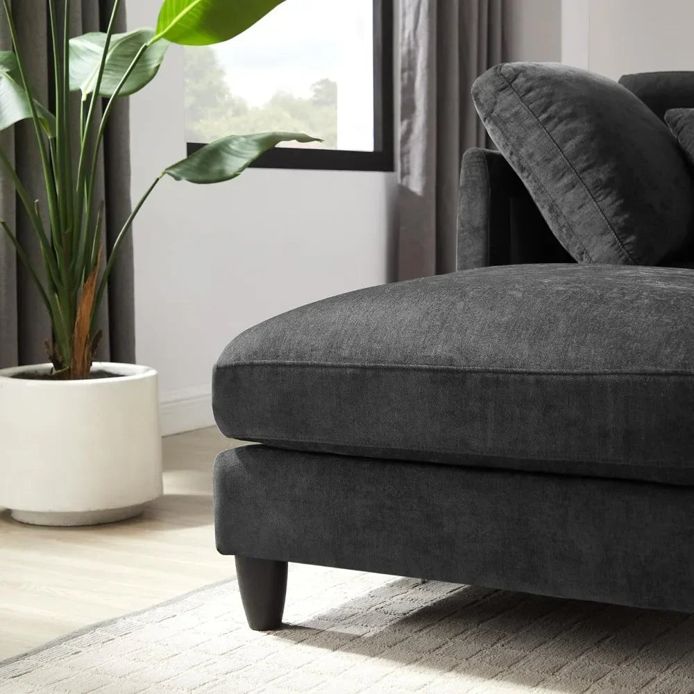 Guangbai Cloud Sofa Modular Sectional With Movable Ottoman