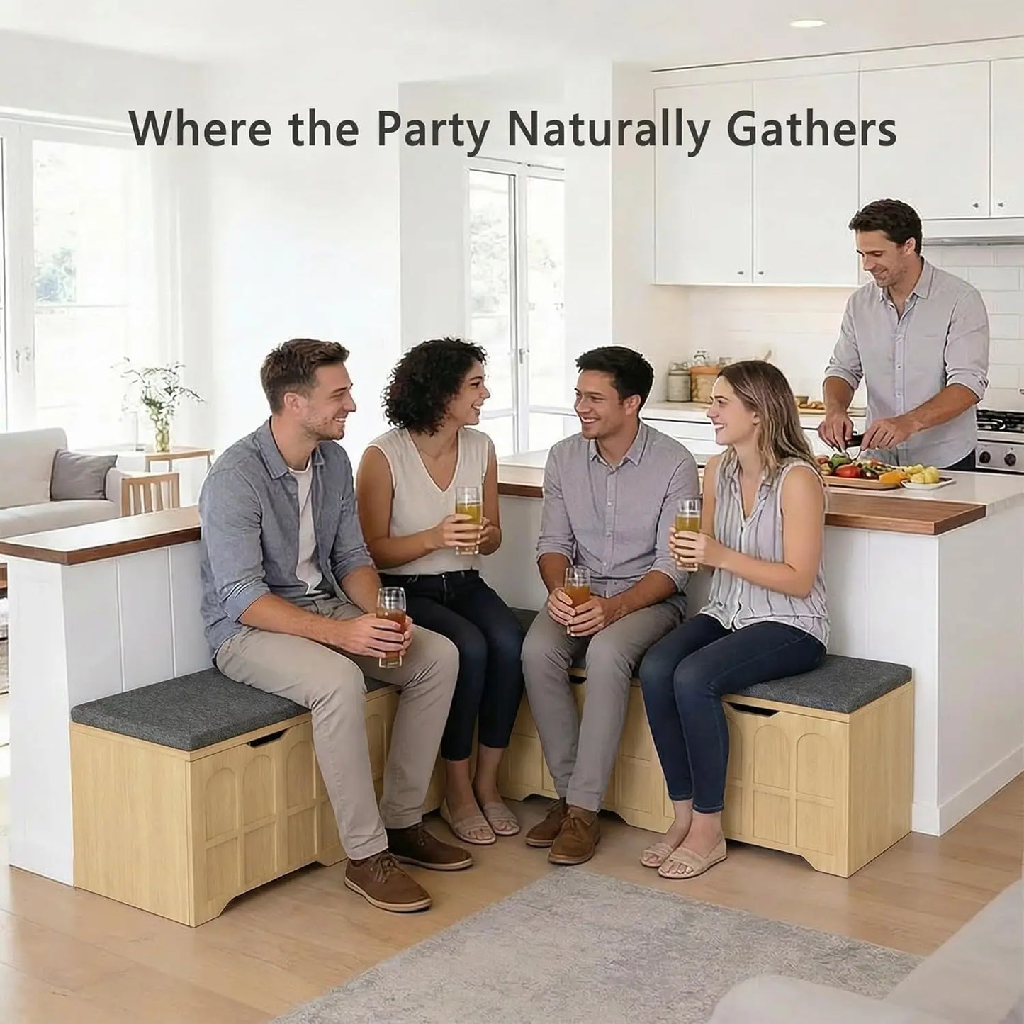 L Shaped Bench With Cushion Arched Doors Breakfast Nook Benches