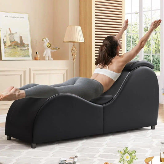 Yoga Lounge Chair For Adults Ergonomic Curved Chaise Customized