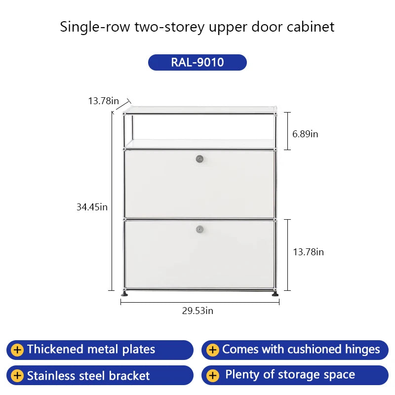 Bigcityfur Tv Stand Storage Cabinet Corner Unit Stainless Steel