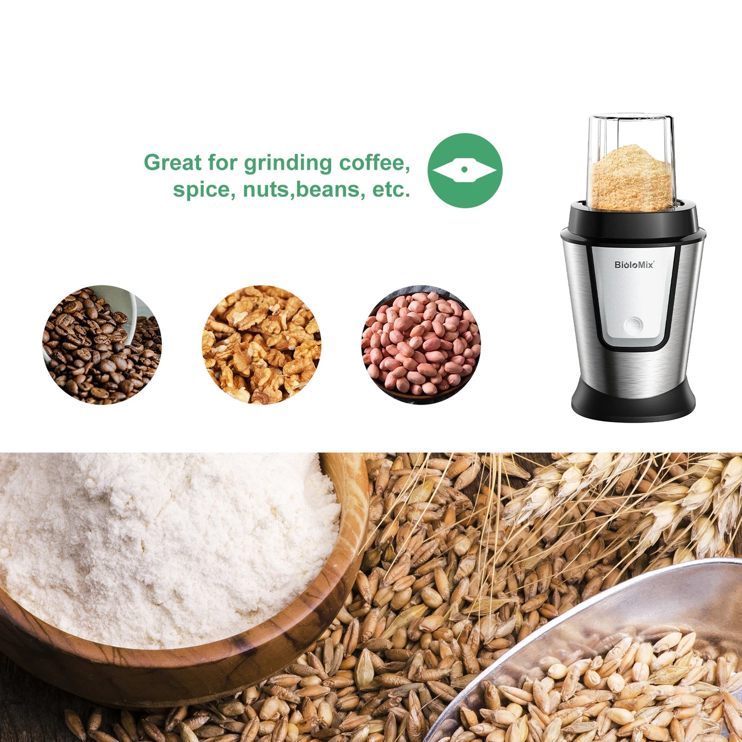 Biolomix 3 In 1 Multifunction Food Processor 700W Juicer Blender