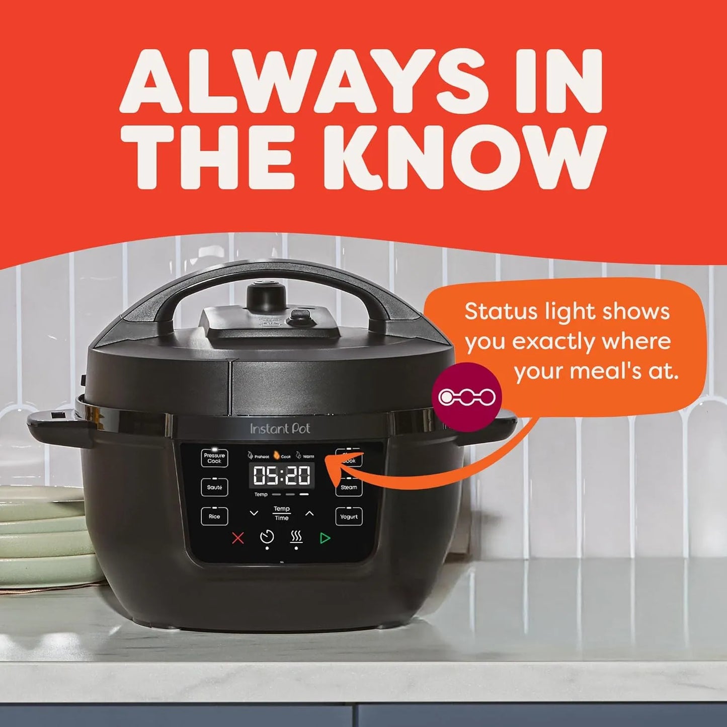 RIO Mini 7-In-1 Pressure Cooker Slow Cook Saute Rice