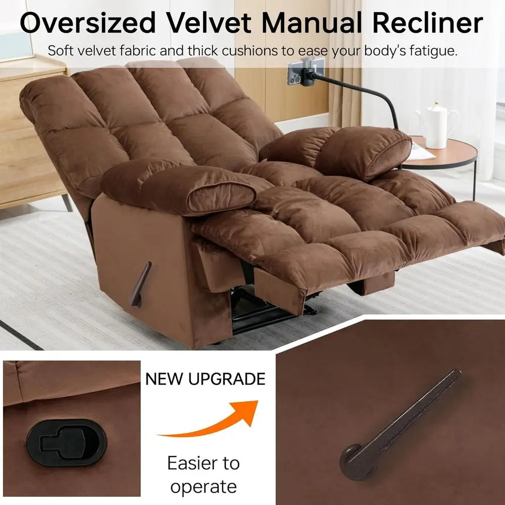 UKMJ Heavy Duty Recliner Chair For 400 Lbs Maximum Capacity
