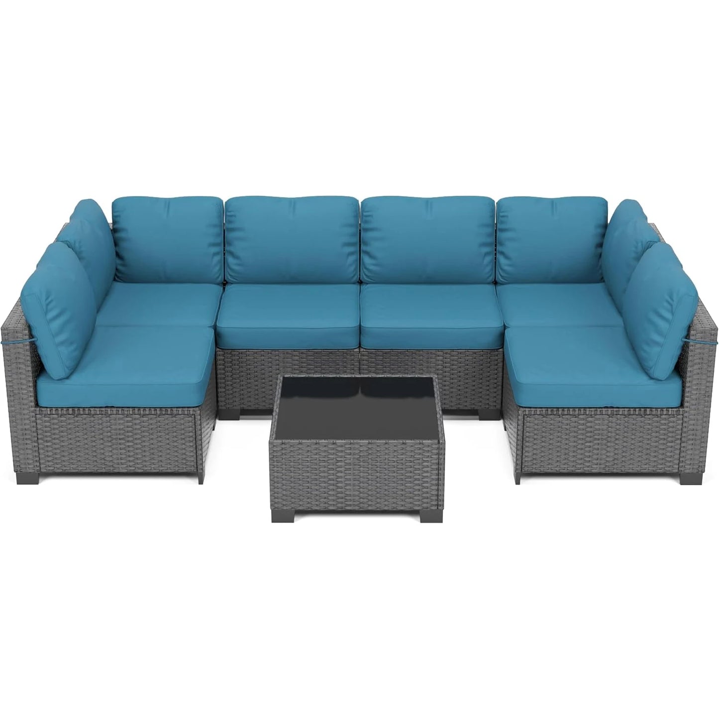 HobbyLane Modular Outdoor Furniture Set In PE Rattan