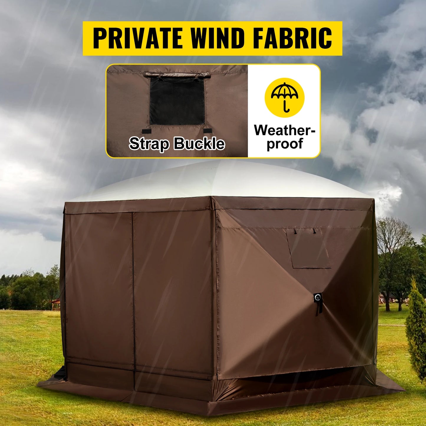 SucceBuy Pop Up Camping Gazebo Shelter Canopy Easy Setup Portable
