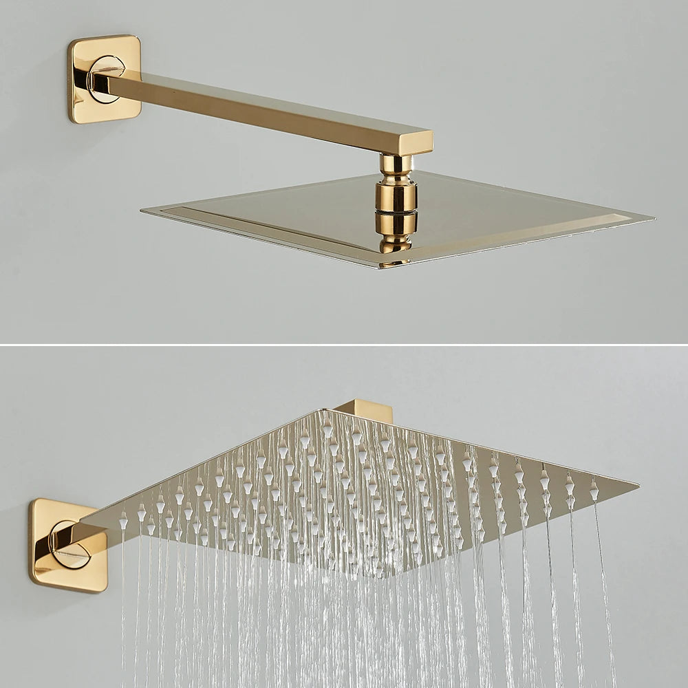 Uythner Wall Mounted Concealed Shower Mixer Set For Bathrooms