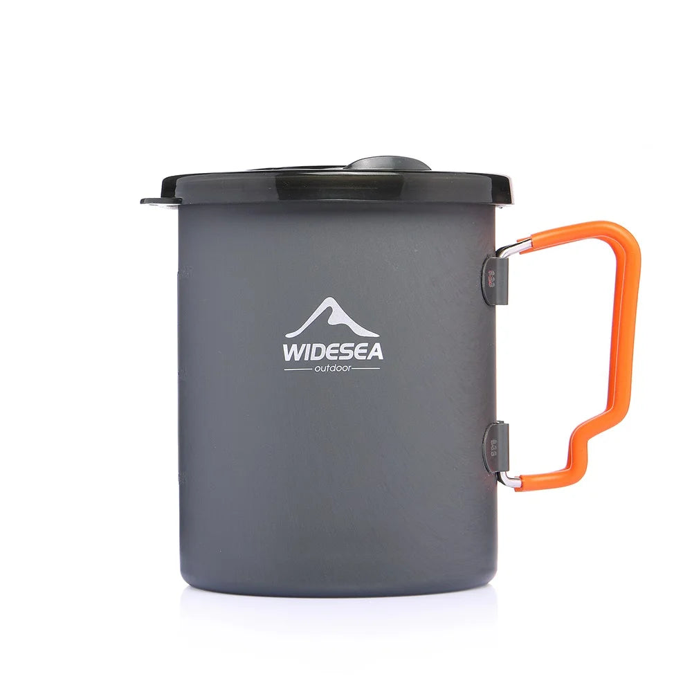 Widesea Camping Coffee Pot With French Press Mug For Hiking