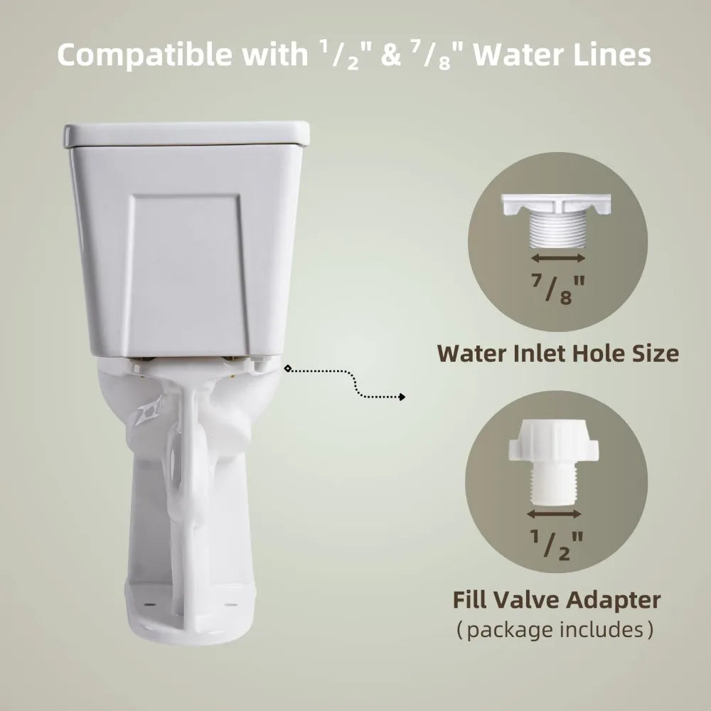 Elongated Toilet With Soft Close Seat 1.28 GPF High Efficiency
