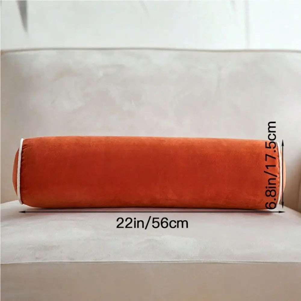 Cylindrical Long Strip Pillow Sleep Support With Polyester Microfiber Fill