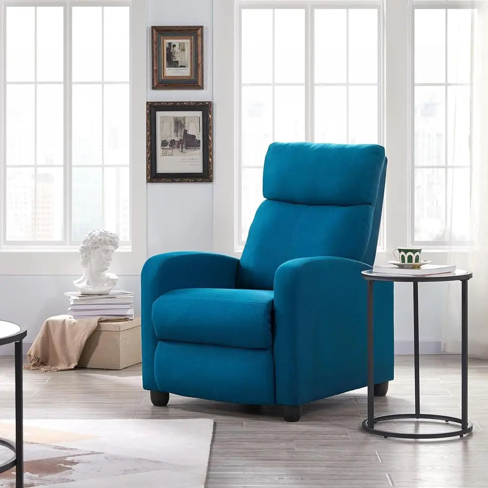 UKMJ Home Theater Fabric Recliner Chair Sofa for Living Room