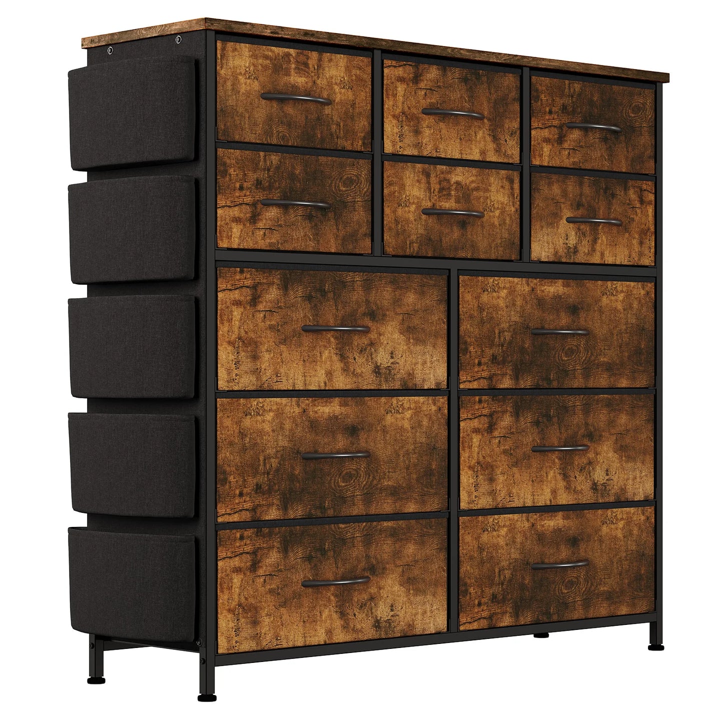 Dresser for Bedroom With 12 Drawers and Easy Pull Handles