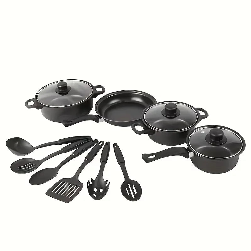 AEHOME 13 Piece Nonstick Cookware Set Induction Compatible