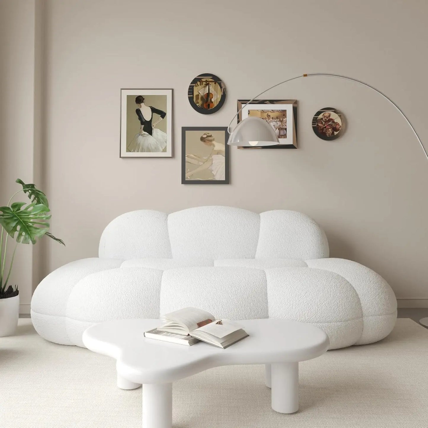 Cloud Shaped Floor Sofa For Living Room