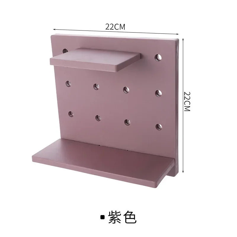 Pegboard Display Stand Wall Organizer for Living Room and Kitchen