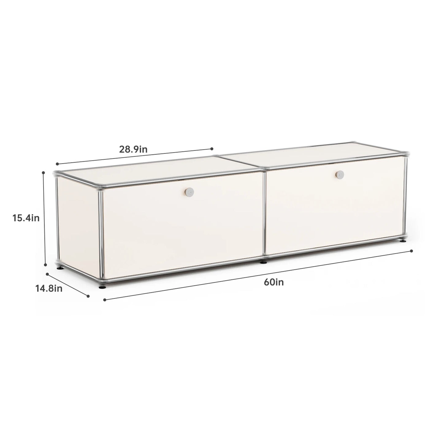 Stainless Steel Storage Cabinet TV Stand For Living Room Office