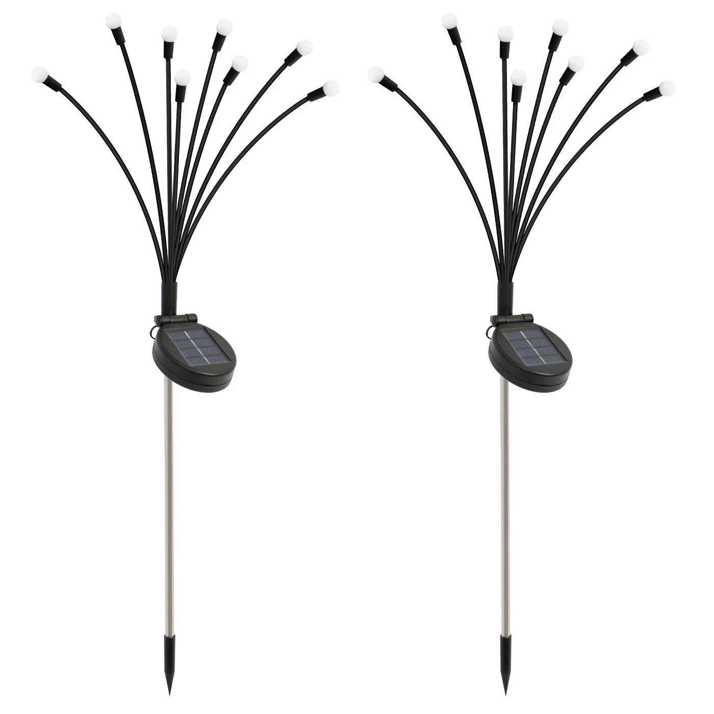 8 Head Solar Firefly LED Lights Outdoor Garden Pathway Decor