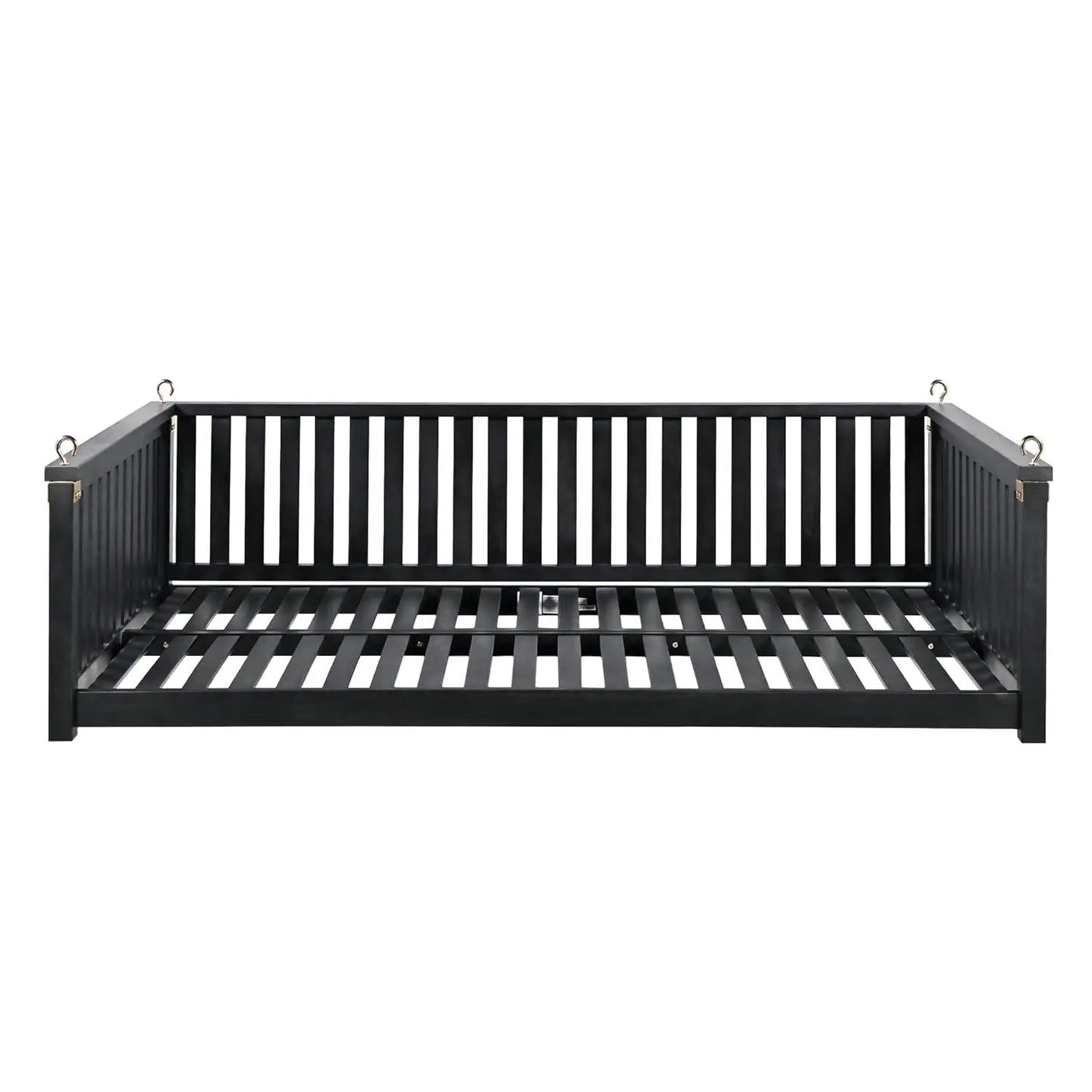 Porch Daybed Swing Outdoor Wooden Swing Bench For Patio Garden
