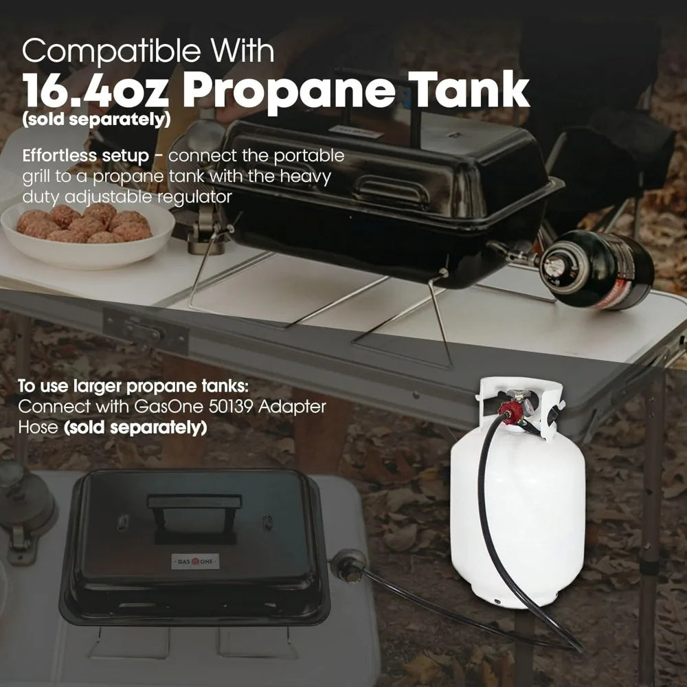 NBVCX Propane Burner Grill Foldable Legs And Adjustable Regulator