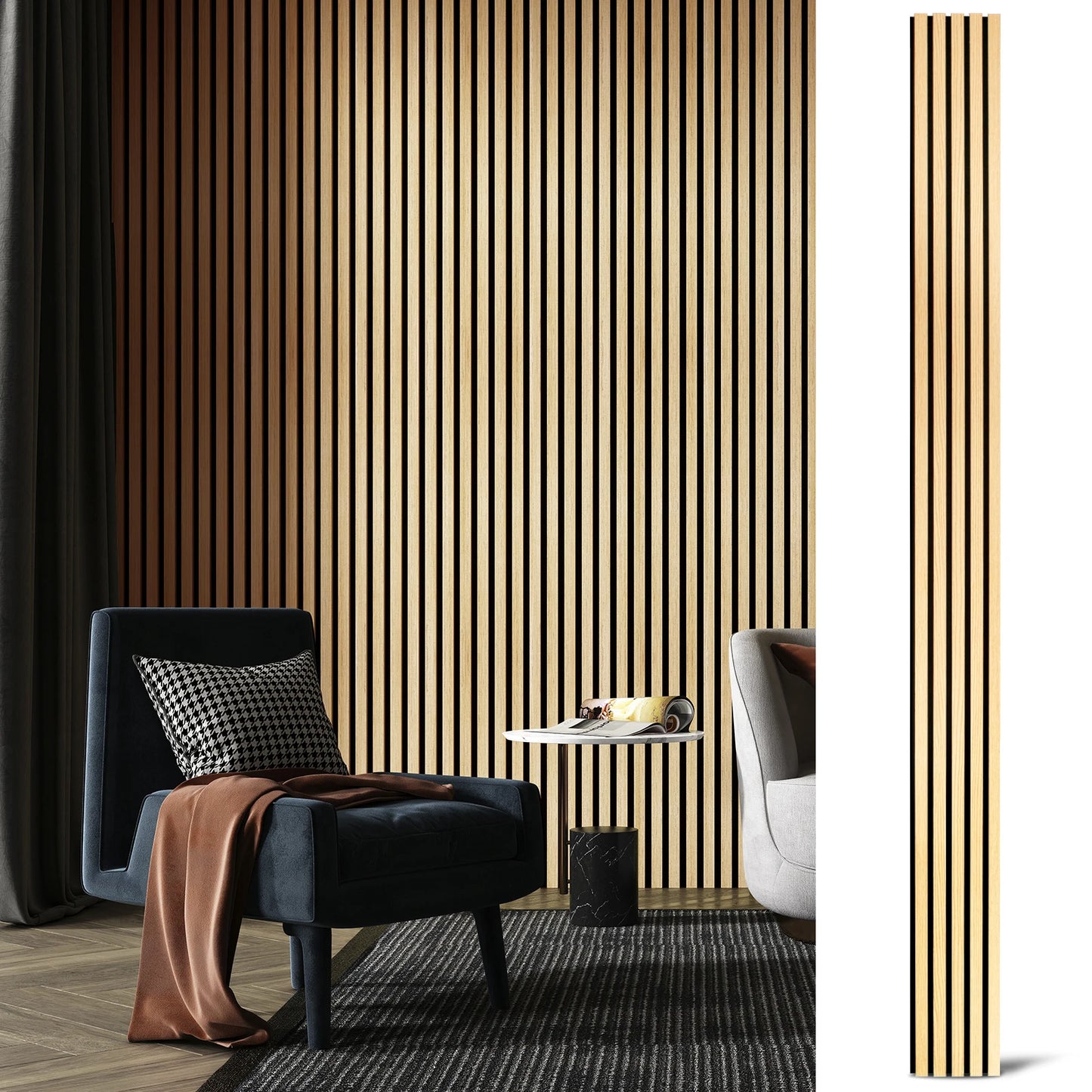 Art3d Wood Slat Acoustic Panels For Noise Reduction