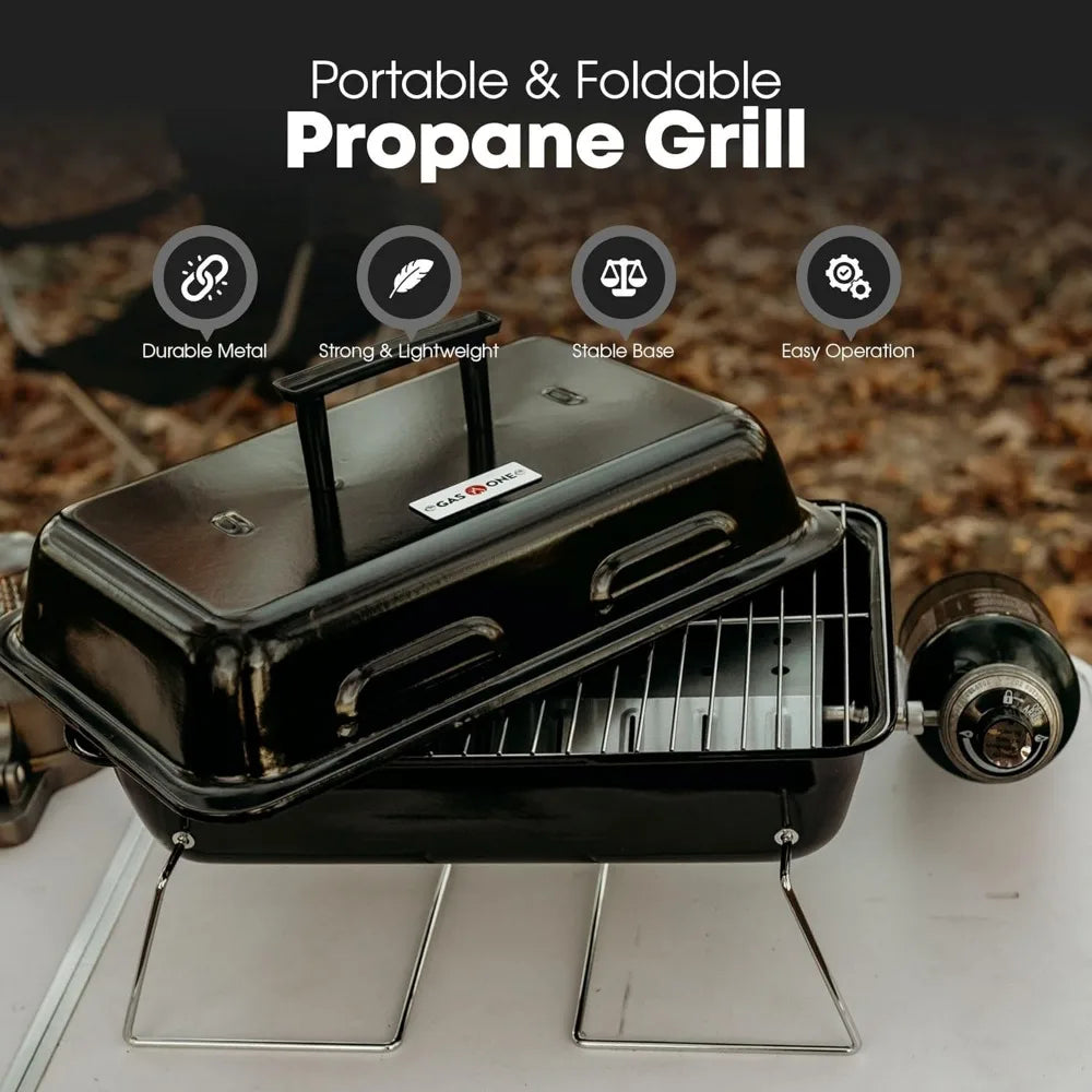 NBVCX Propane Burner Grill Foldable Legs And Adjustable Regulator