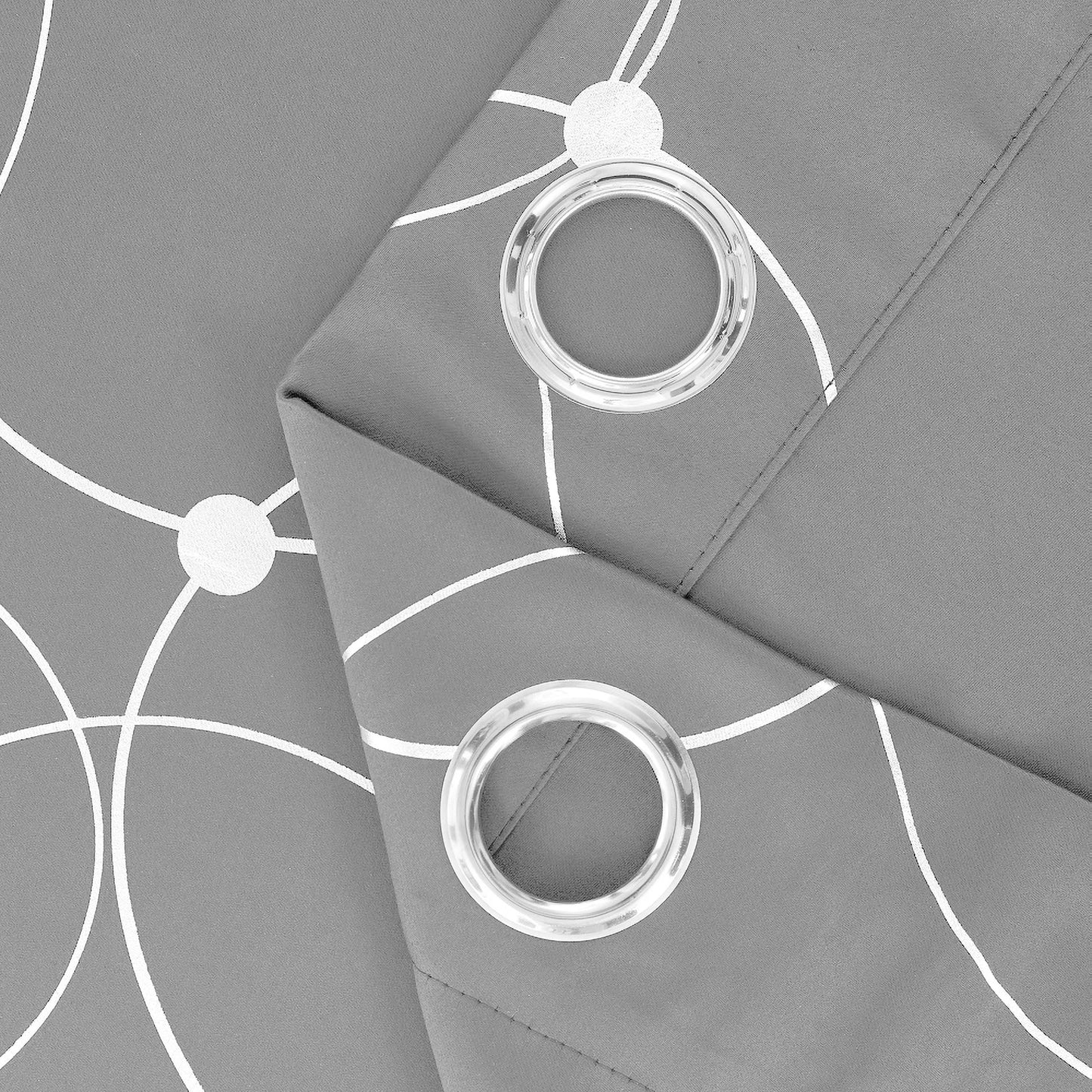 4 Piece Blackout Curtains Grommet Thermal Insulated Room Darkening