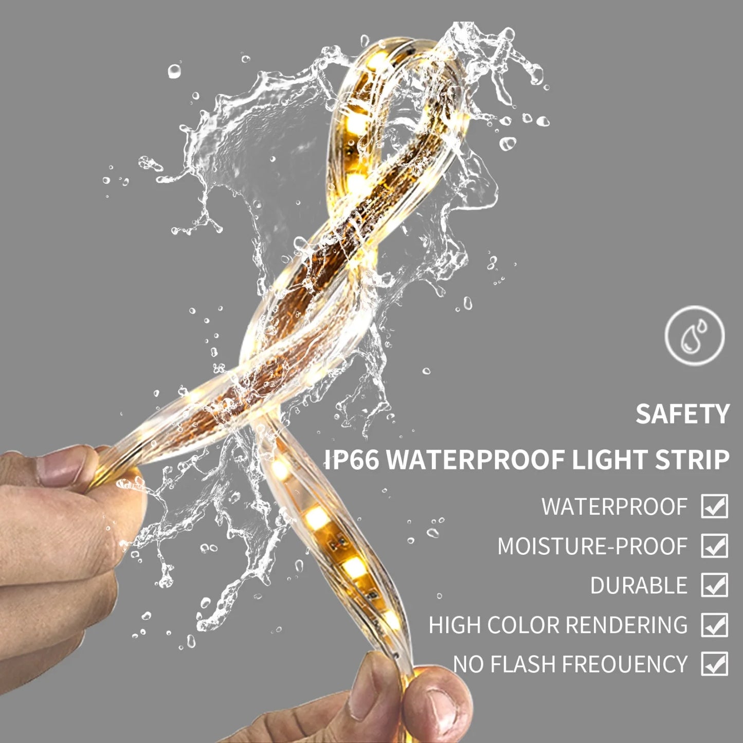 Cloud Shape LED Bathroom Mirror With Backlight Dimmable Touch Anti Fog 3 Colors