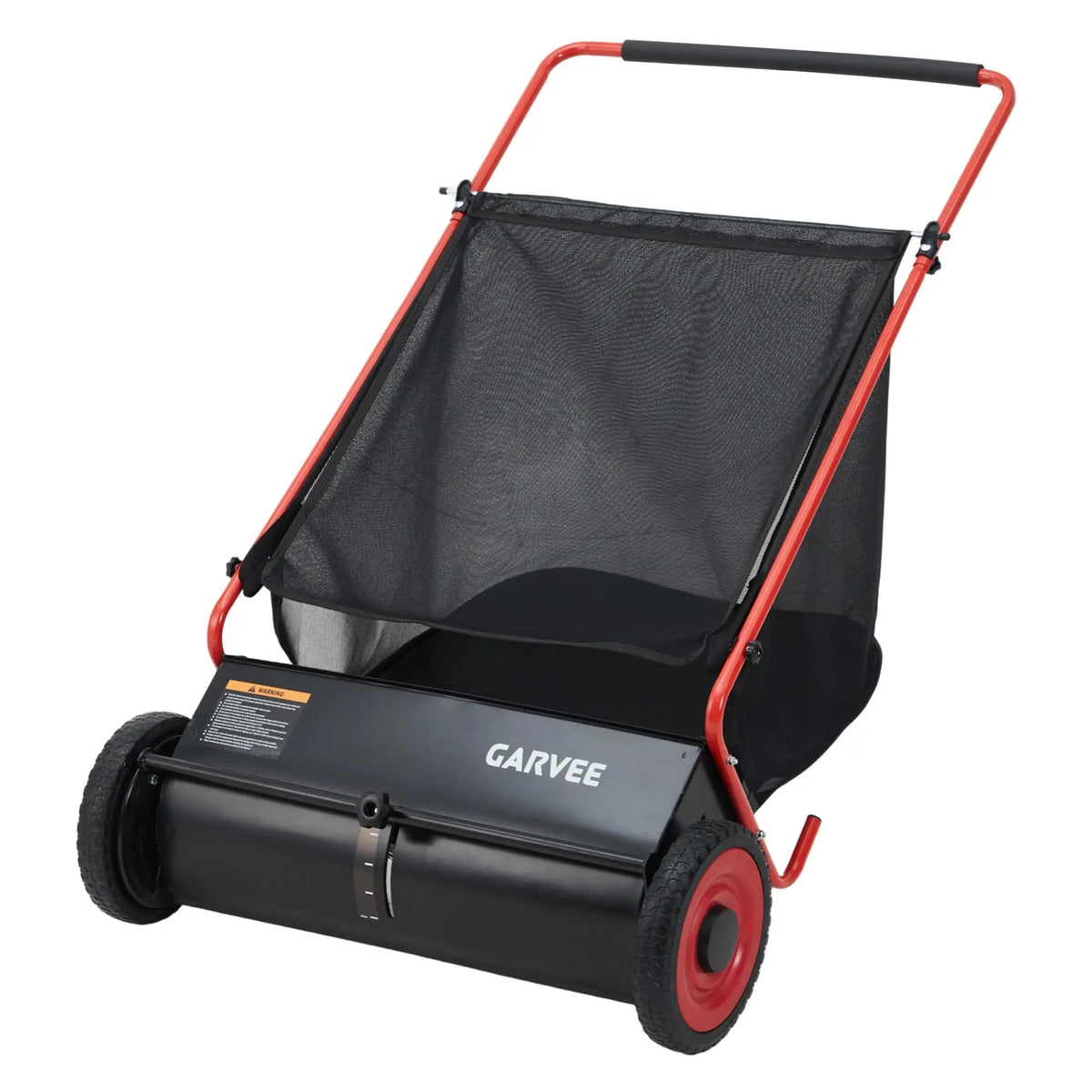 HiMISS Push Lawn Sweeper Efficient Leaf And Grass Collector