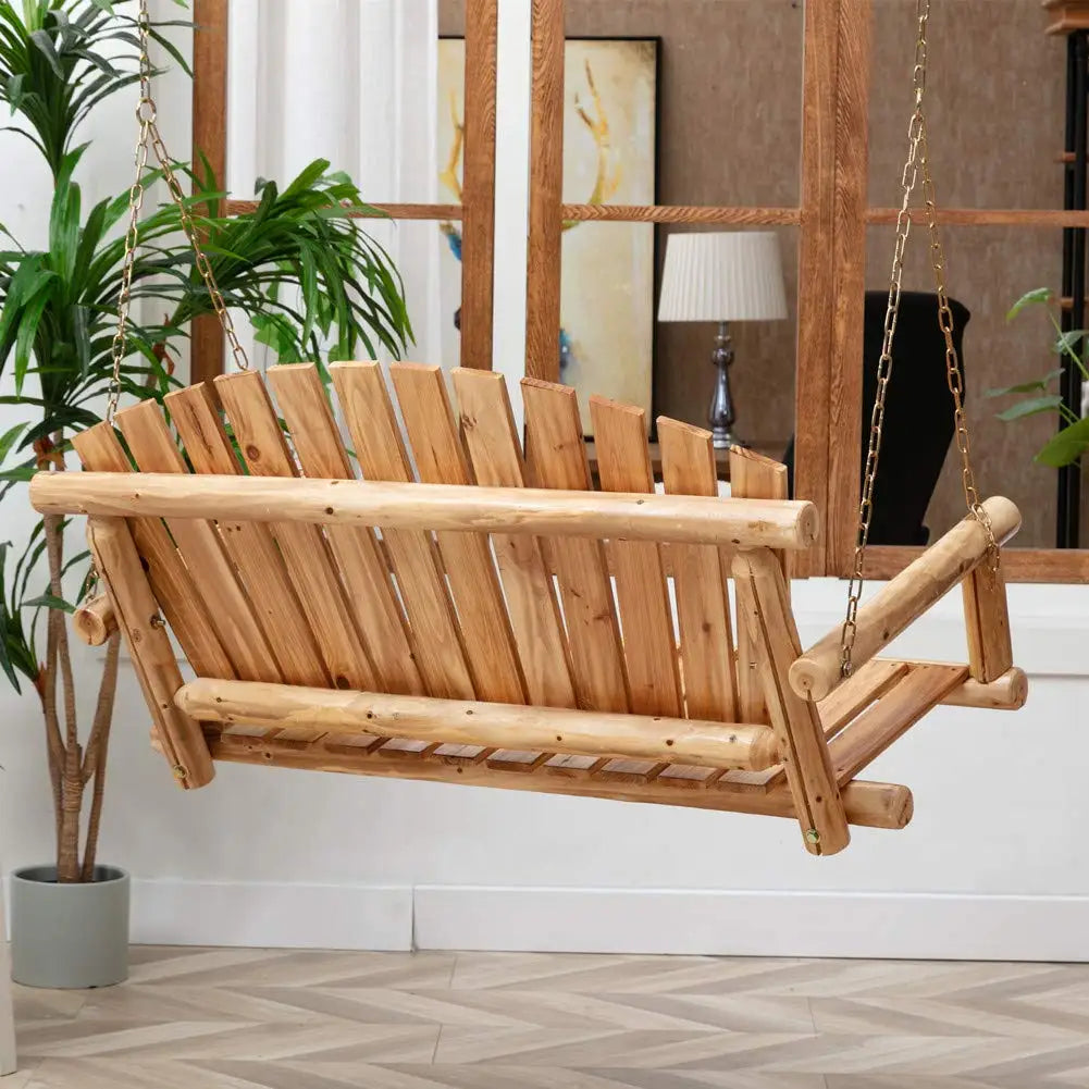 Outdoor Porch Swing 2 Seat Bench For Garden Patio Backyard