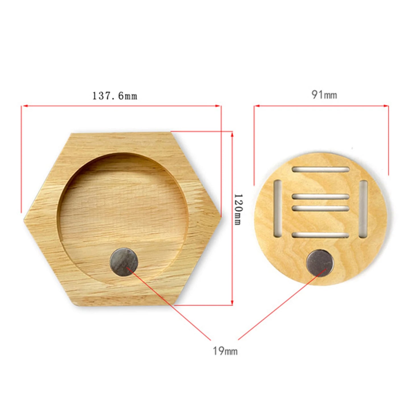Hexagonal Honeycomb Wooden Medal Display Stand For Sports Track And Field