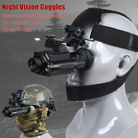 Megaorei Night Vision Goggles 5X Monocular HD 1080P for Hunting