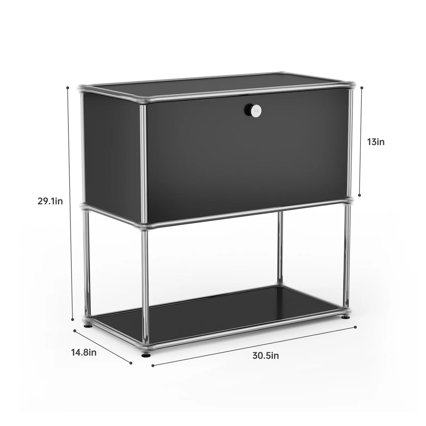 Stainless Steel Storage Cabinet TV Stand For Living Room Office