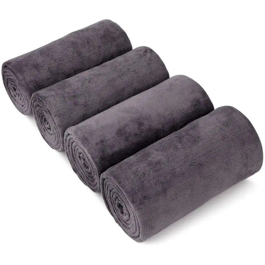Bath Towel Pack Of 4 Highly Absorbent Microfiber Towels Quick Drying