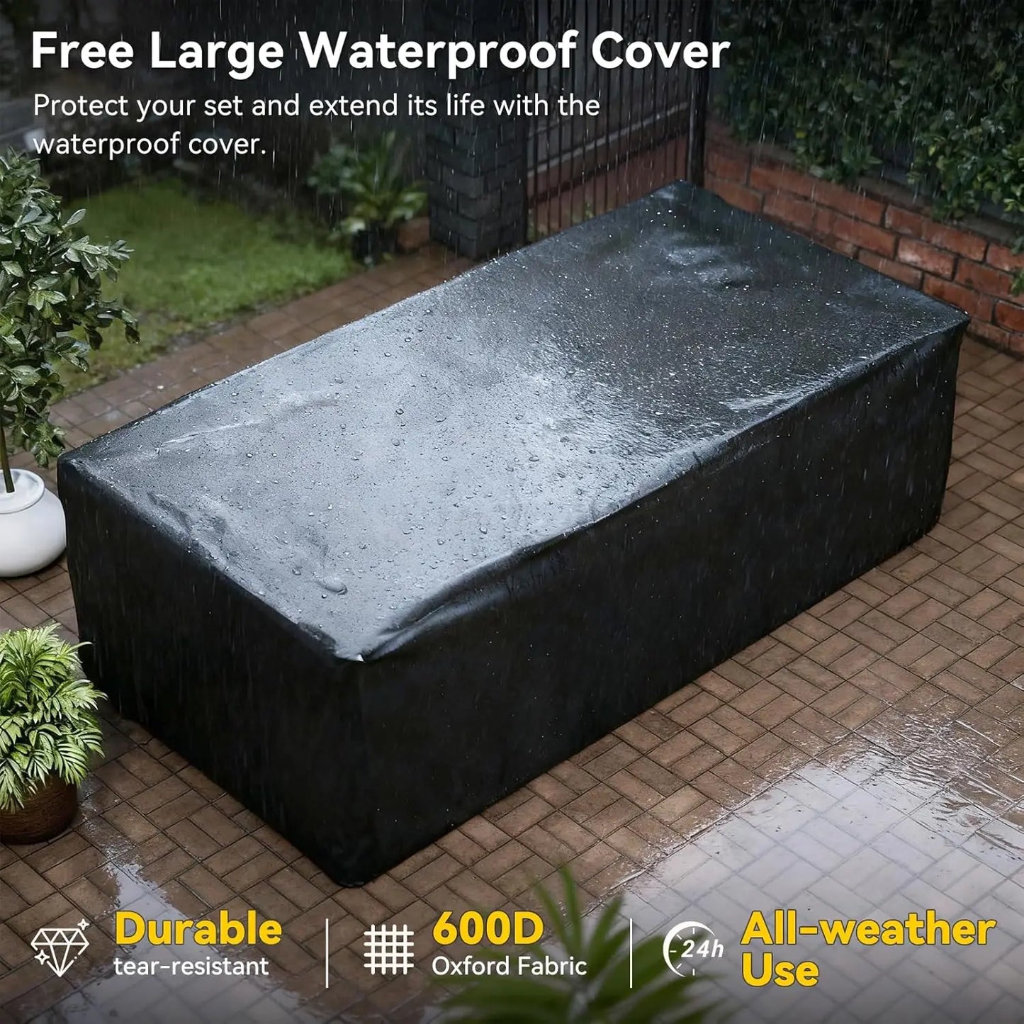 OEING Outdoor Sectional Sofa Set