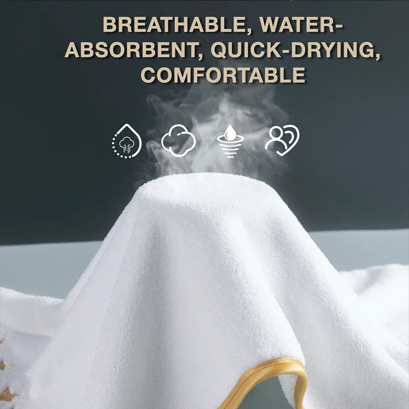 8 Piece Premium Bath Towel Set Hotel Collection Absorbent Quick Dry