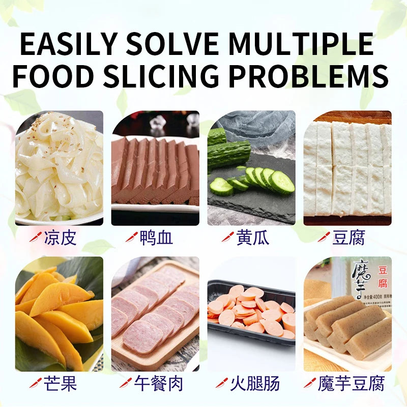 LZHZXY Manual Slicer Multi Function Stainless Steel Vegetable Cutter