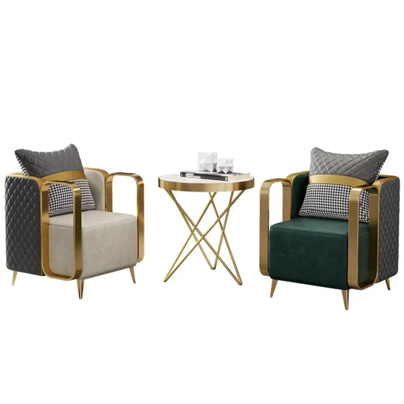 Upholstered Relax Armchair Nordic Living Room Single