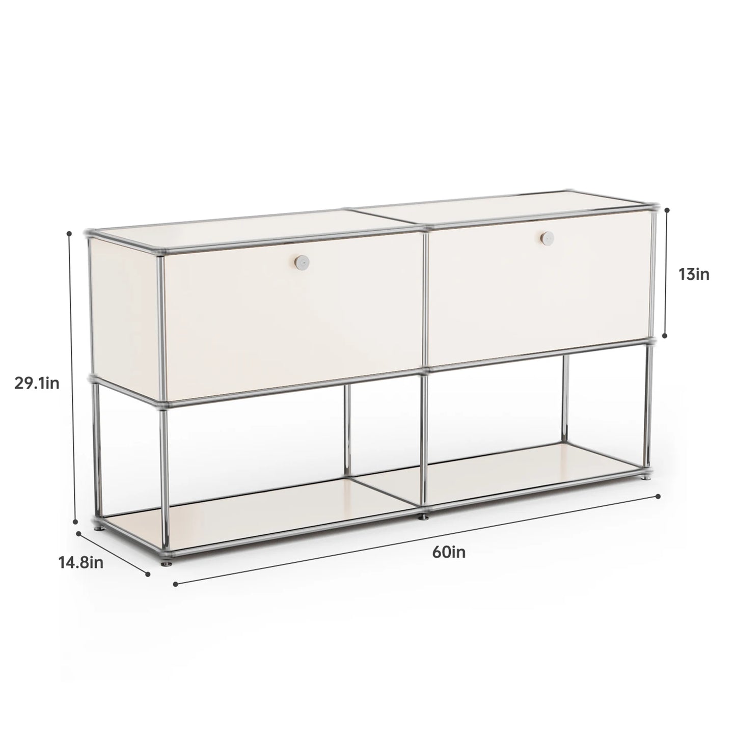 Stainless Steel Storage Cabinet TV Stand For Living Room Office