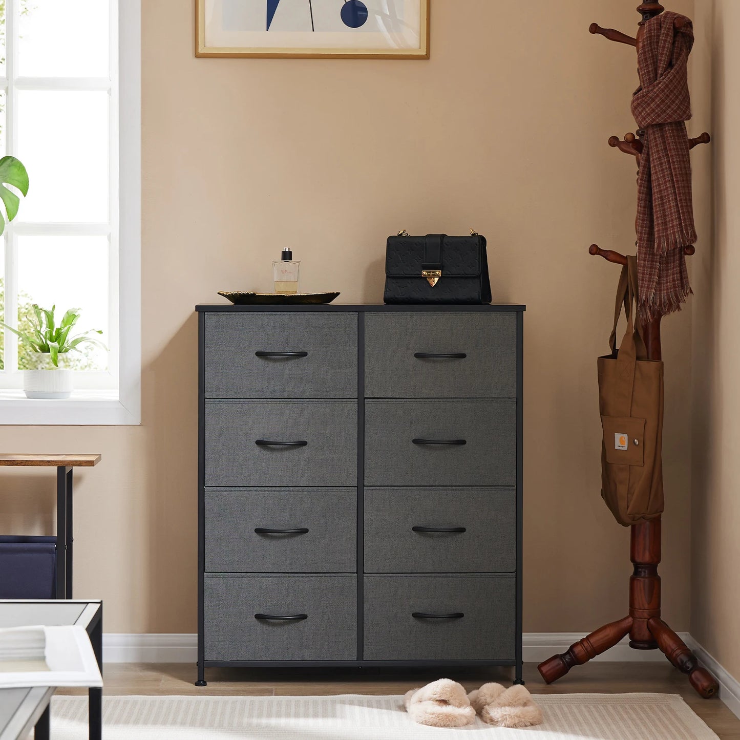MCQ Eight Drawer Cabinet For Living Room Minimalist Metal Storage
