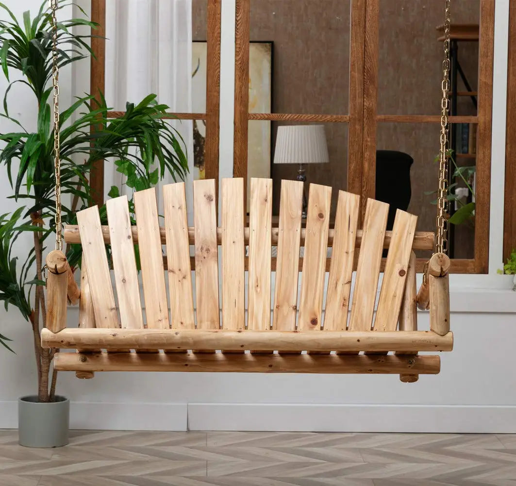 Outdoor Porch Swing 2 Seat Bench For Garden Patio Backyard