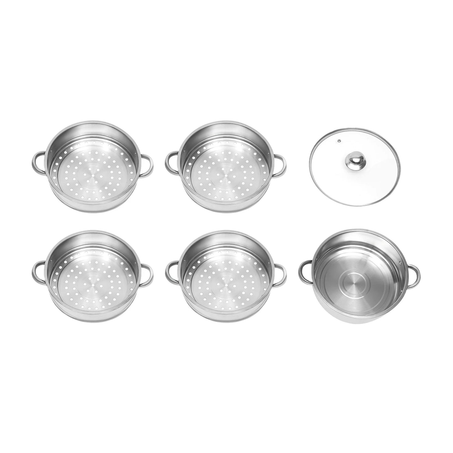 Stainless Steel Steamer Multifunctional Kitchen Appliance Durable And Easy Clean