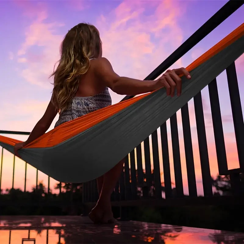 Outdoor Camping Hammock Parachute Nylon Portable Lightweight Hammock Chair